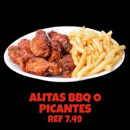 ALITAS BBQ O PICANTES