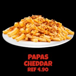PAPAS CON CHEDDAR
