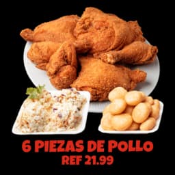 6 PIEZAS DE POLLO